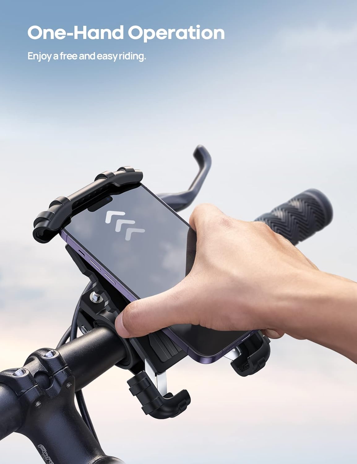 Lamicall Bike Phone Holder, Motorcycle Phone Mount