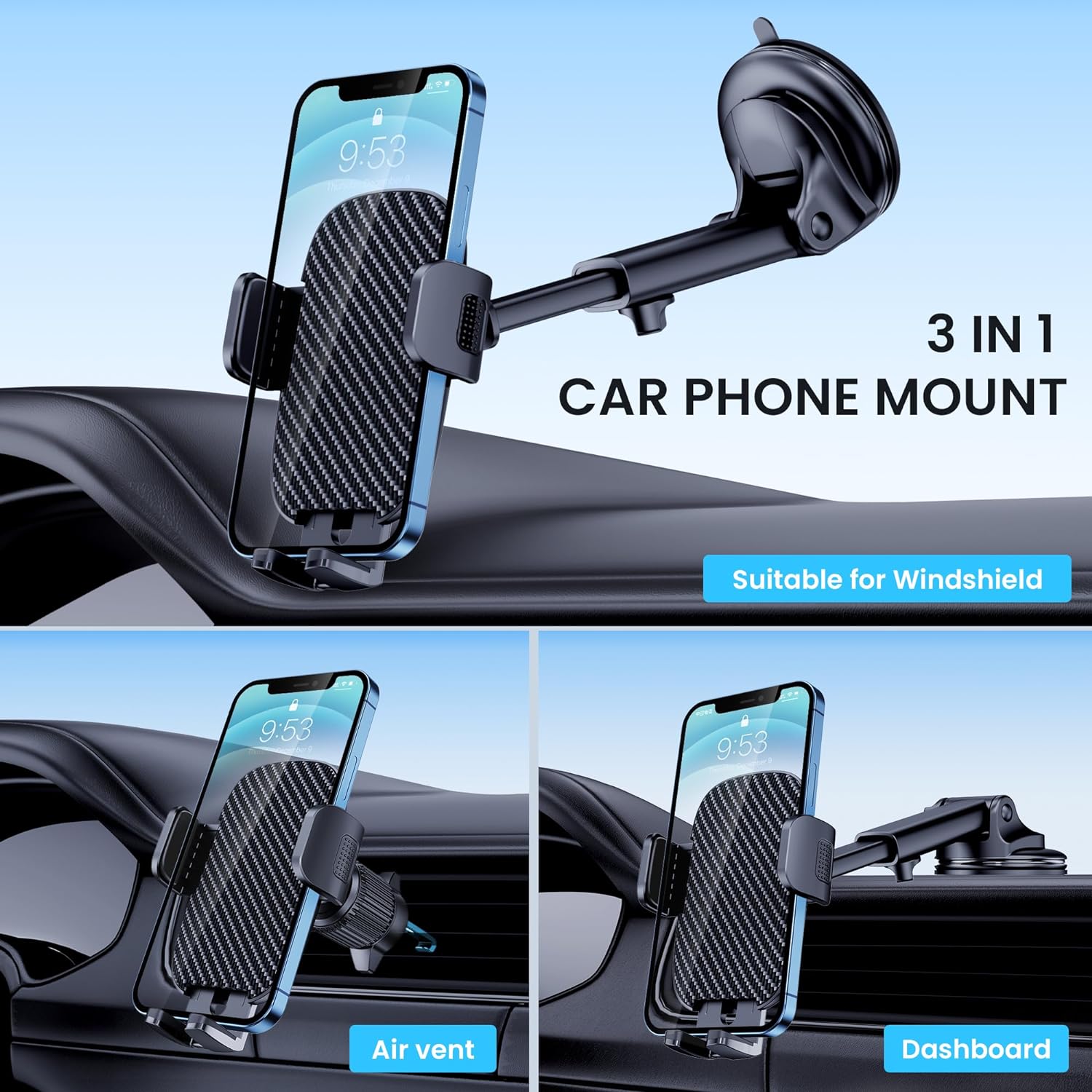 Qifutan Car Phone Holder Mount